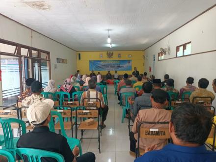 SOSIALISASI PENJARINGAN & PENYARINGAN PERANGKAT DESA BADAMITA TAHUN 2025